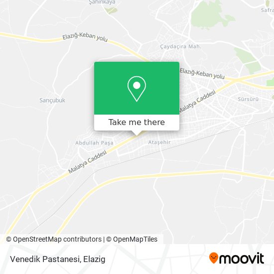 Venedik Pastanesi map