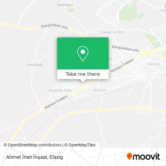 Ahmet İnan İnşaat map