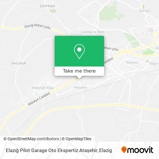 Elazığ Pilot Garage Oto Ekspertiz Ataşehir map