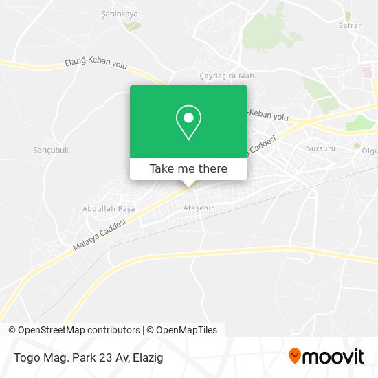 Togo Mag. Park 23 Av map