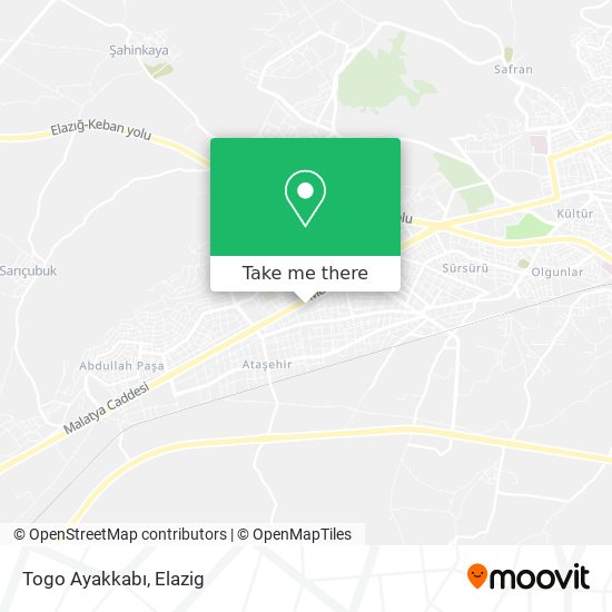 Togo Ayakkabı map