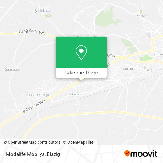 Modalife Mobilya map