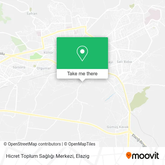 Hicret Toplum Sağlığı Merkezi map