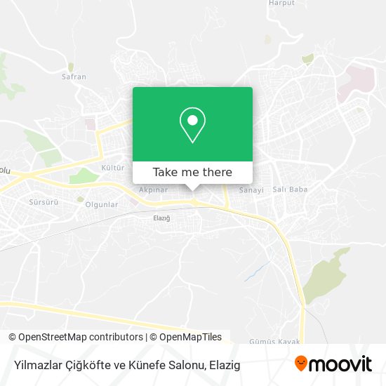 Yilmazlar Çiğköfte ve Künefe Salonu map