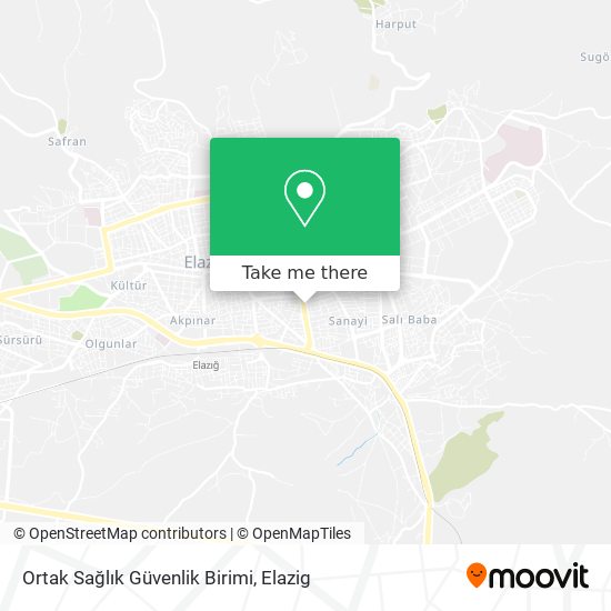 Ortak Sağlık Güvenlik Birimi map