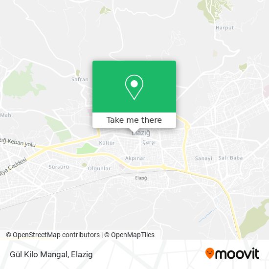 Gül Kilo Mangal map
