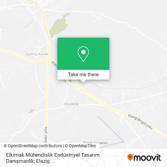 Elkimak Mühendislik Endüstriyel Tasarım Danışmanlık map