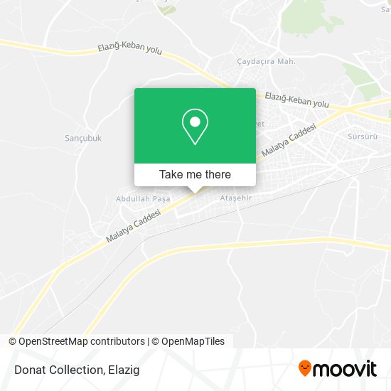 Donat Collection map