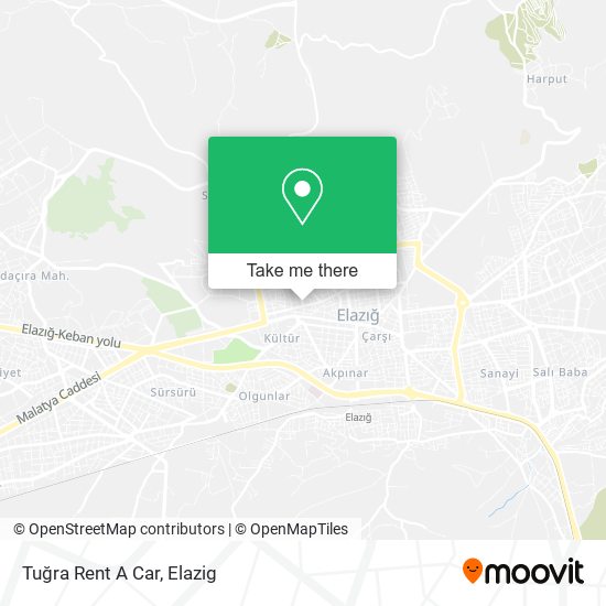 Tuğra Rent A Car map