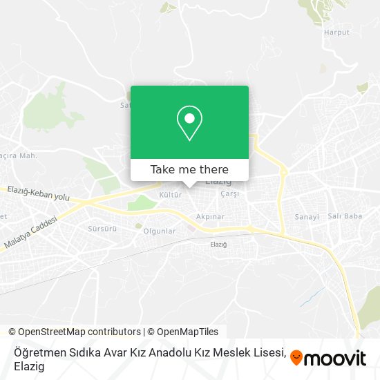 Öğretmen Sıdıka Avar Kız Anadolu Kız Meslek Lisesi map