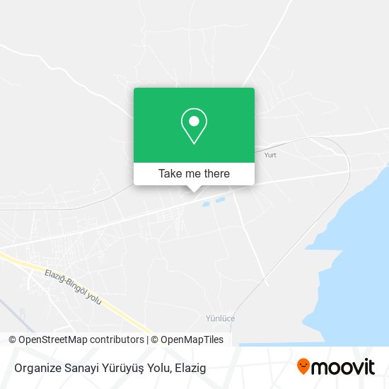 Organize Sanayi Yürüyüş Yolu map