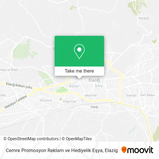 Cemre Promosyon Reklam ve Hediyelik Eşya map