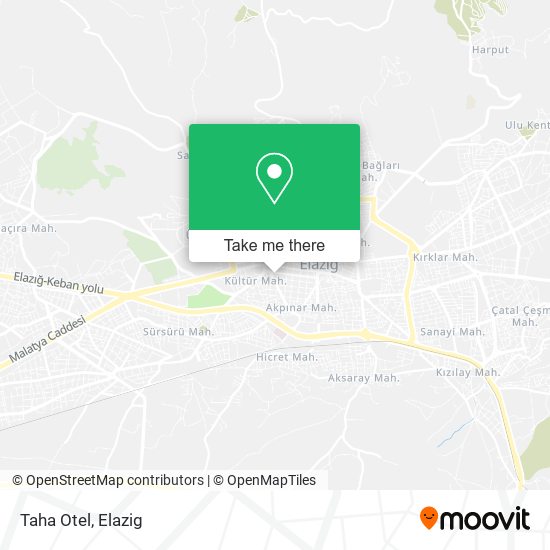 Taha Otel map