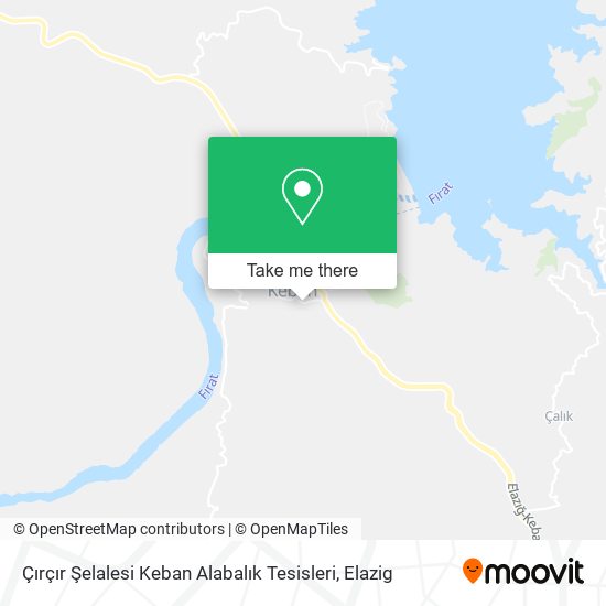 Çırçır Şelalesi Keban Alabalık Tesisleri map