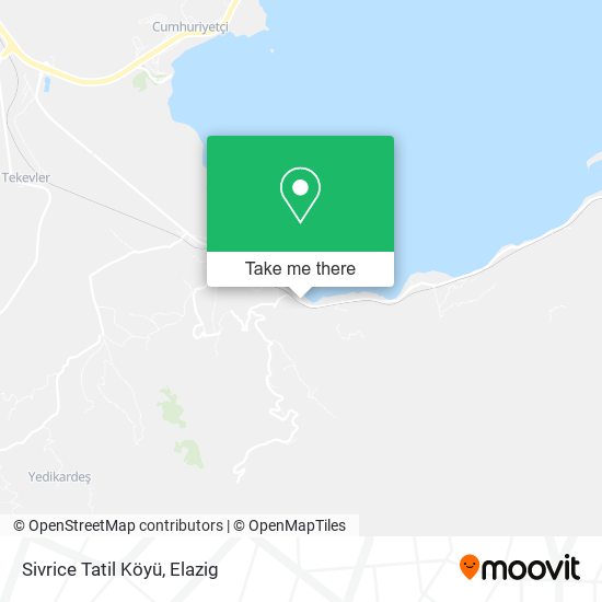 Sivrice Tatil Köyü map