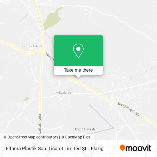 Elfama Plastik San. Ticaret Limited Şti. map