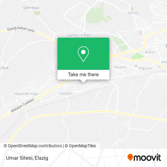 Umar Sitesi map