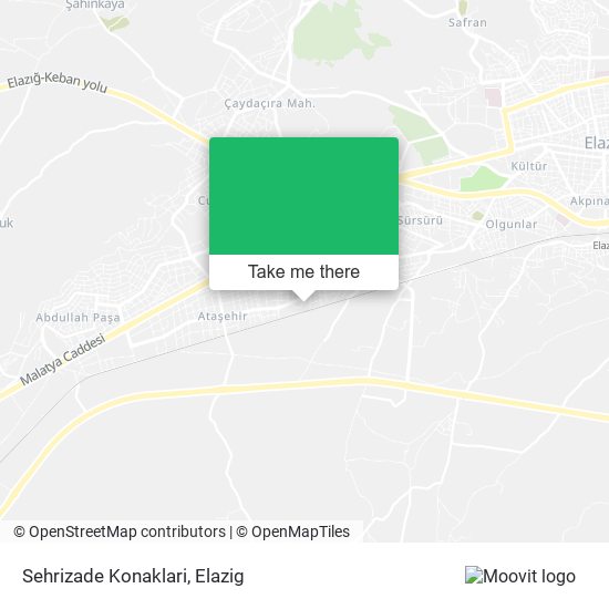 Sehrizade Konaklari map