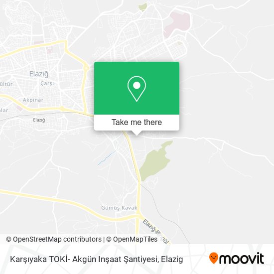 Karşıyaka TOKİ- Akgün Inşaat Şantiyesi map