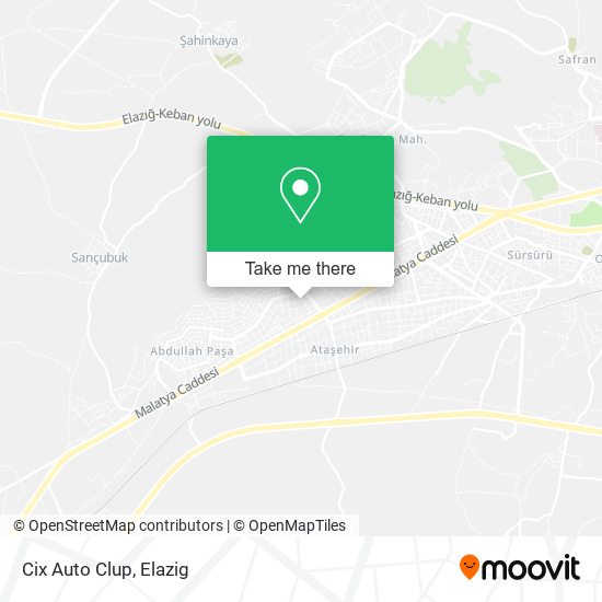 Cix Auto Clup map