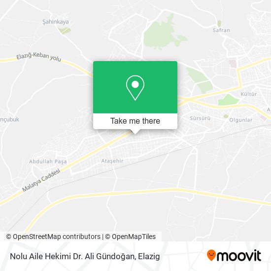 Nolu Aile Hekimi Dr. Ali Gündoğan map