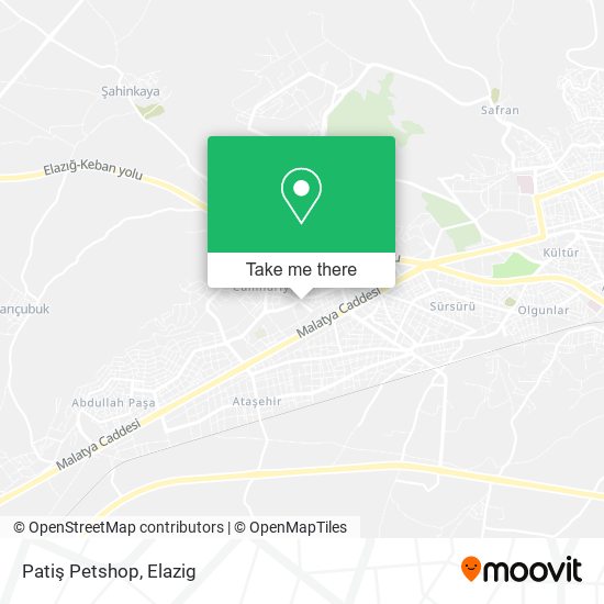 Patiş Petshop map
