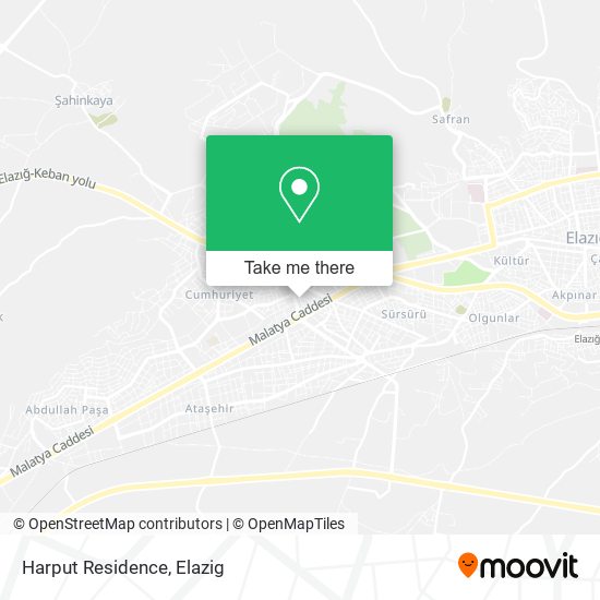 Harput Residence map