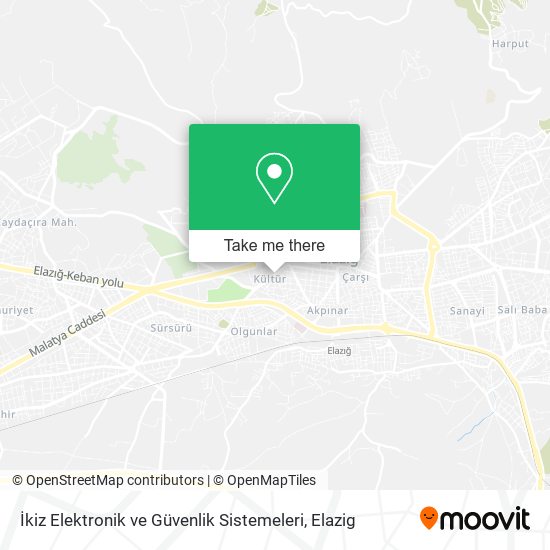 İkiz Elektronik ve Güvenlik Sistemeleri map