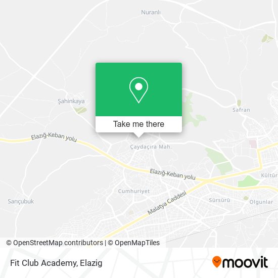 Fit Club Academy map