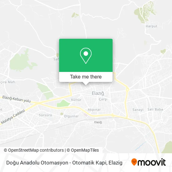 Doğu Anadolu Otomasyon - Otomatik Kapi map
