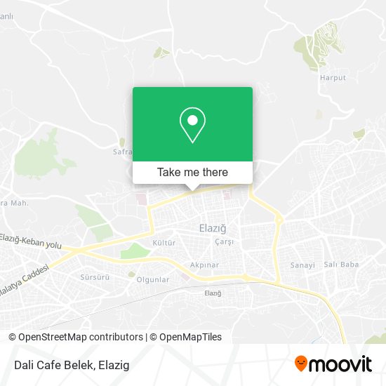 Dali Cafe Belek map