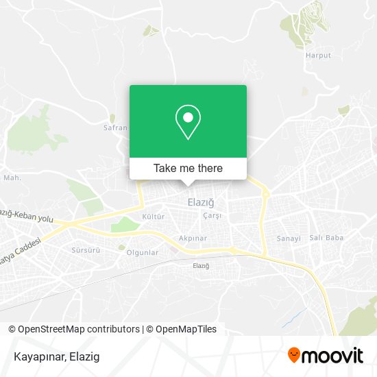 Kayapınar map