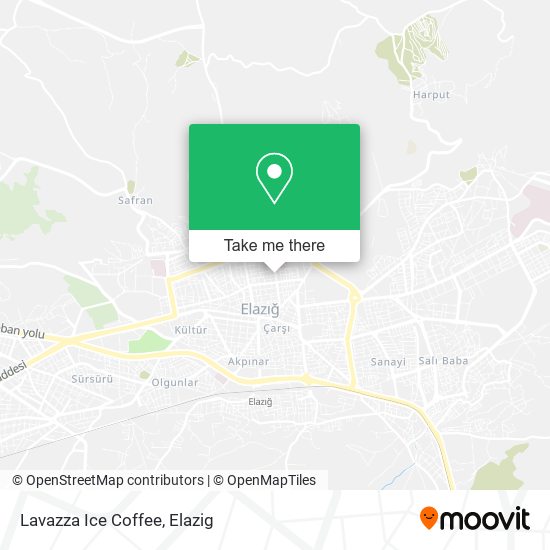 Lavazza Ice Coffee map