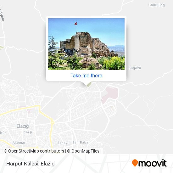 Harput Kalesi map