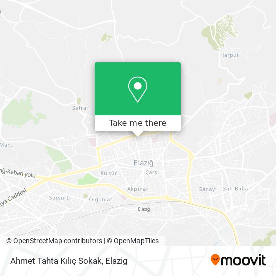 Ahmet Tahta Kılıç Sokak map