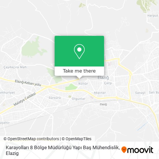 Karayolları 8 Bölge Müdürlüğü Yapı Baş Mühendislik map