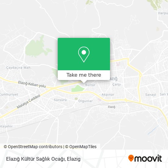 Elazığ Kültür Sağlık Ocağı map