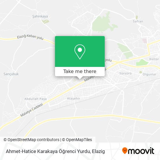 Ahmet-Hatice Karakaya Öğrenci Yurdu map