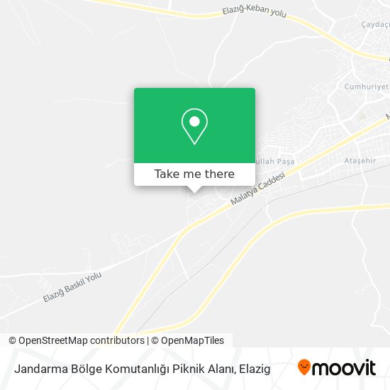 Jandarma Bölge Komutanlığı Piknik Alanı map