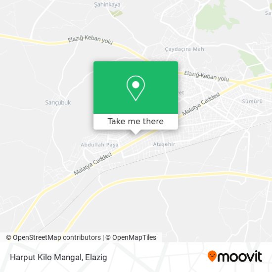 Harput Kilo Mangal map