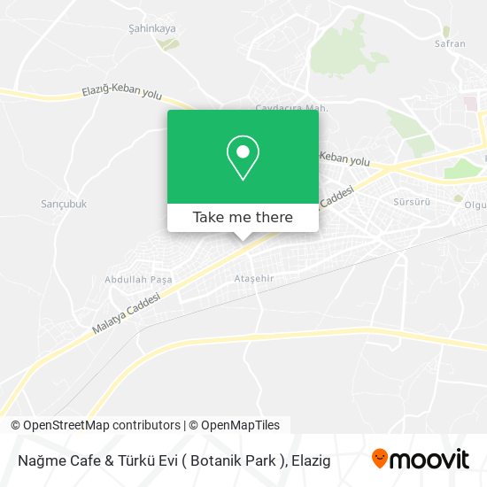 Nağme Cafe & Türkü Evi ( Botanik Park ) map