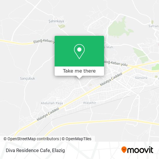 Diva Residence Cafe map