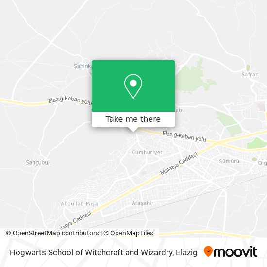 Hogwarts School of Witchcraft and Wizardry map