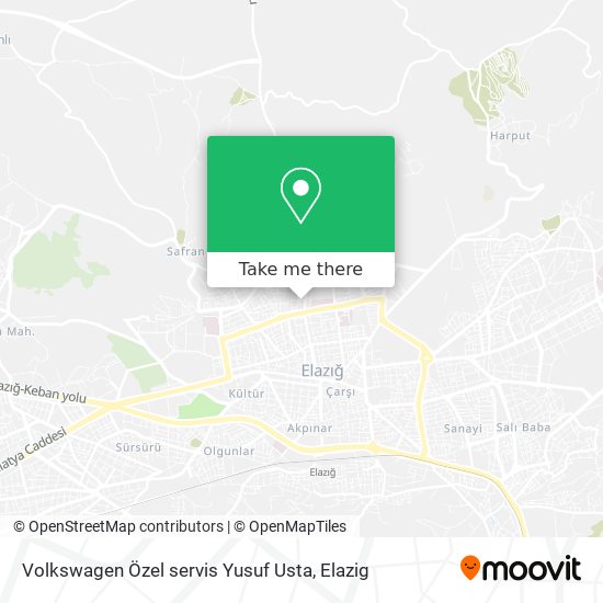 Volkswagen Özel servis Yusuf Usta map