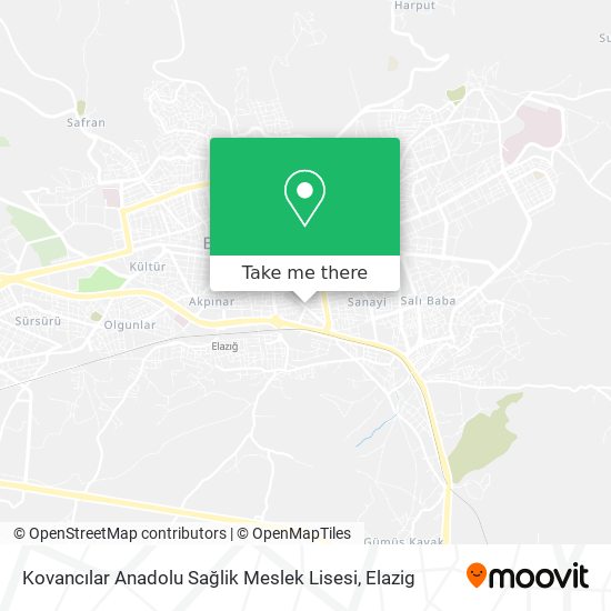 Kovancılar Anadolu Sağlik Meslek Lisesi map