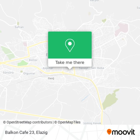 Balkon Cafe 23 map