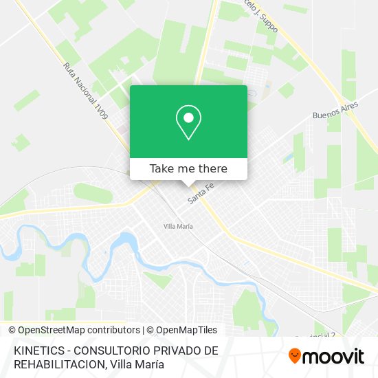 KINETICS - CONSULTORIO PRIVADO DE REHABILITACION map