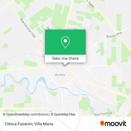 Mapa de Clínica Fusavim