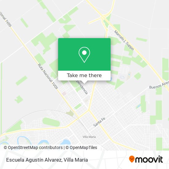 Escuela Agustín Alvarez map