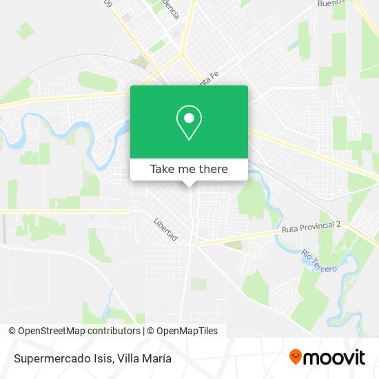 Supermercado Isis map